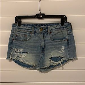 Cut Off High Waisted Shorts